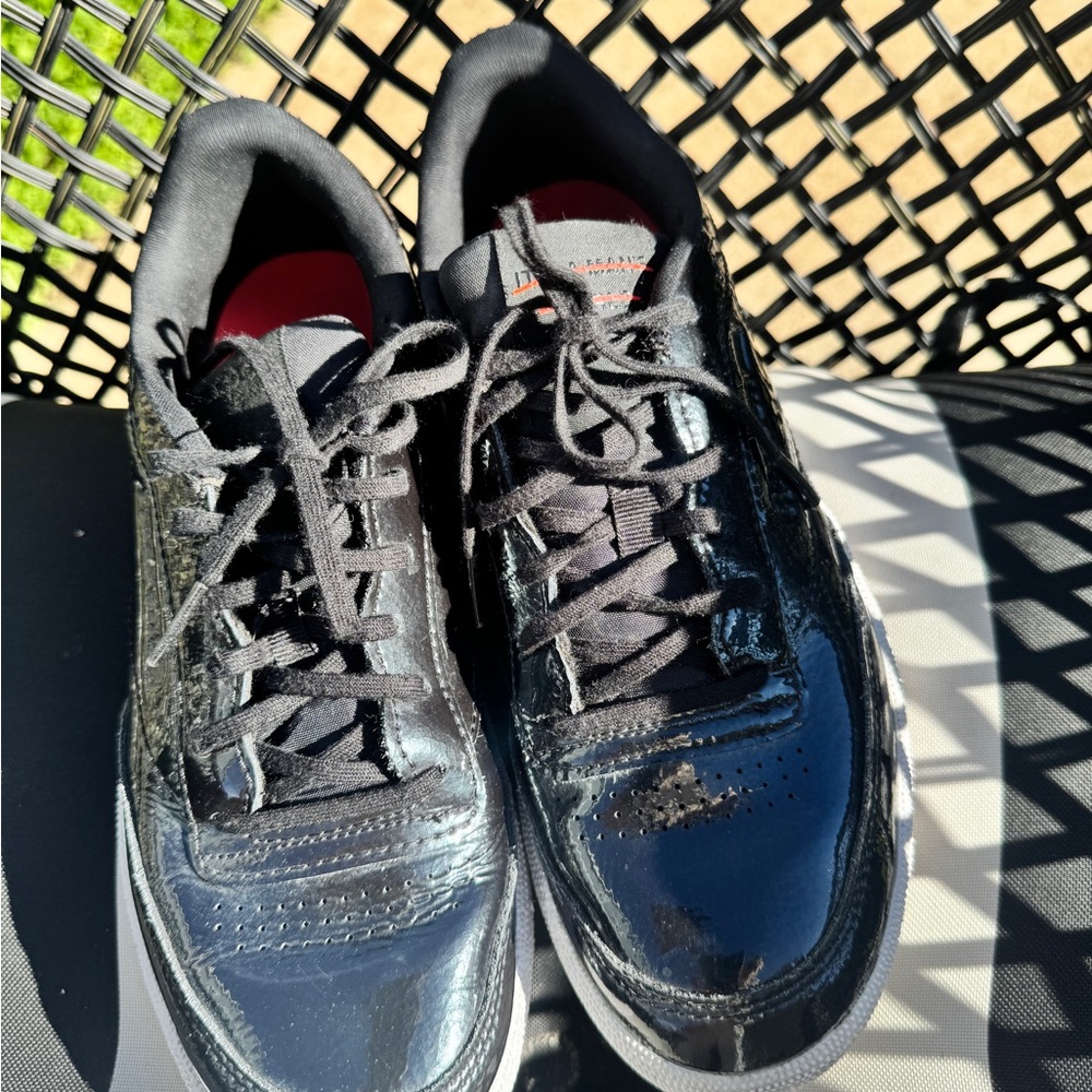 Reebok Shiny Black Sneakers